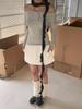 Dorothy Korea Spring Slim-Fit One-Shoulder Clavicle Long Sleeve T-Shirt Women