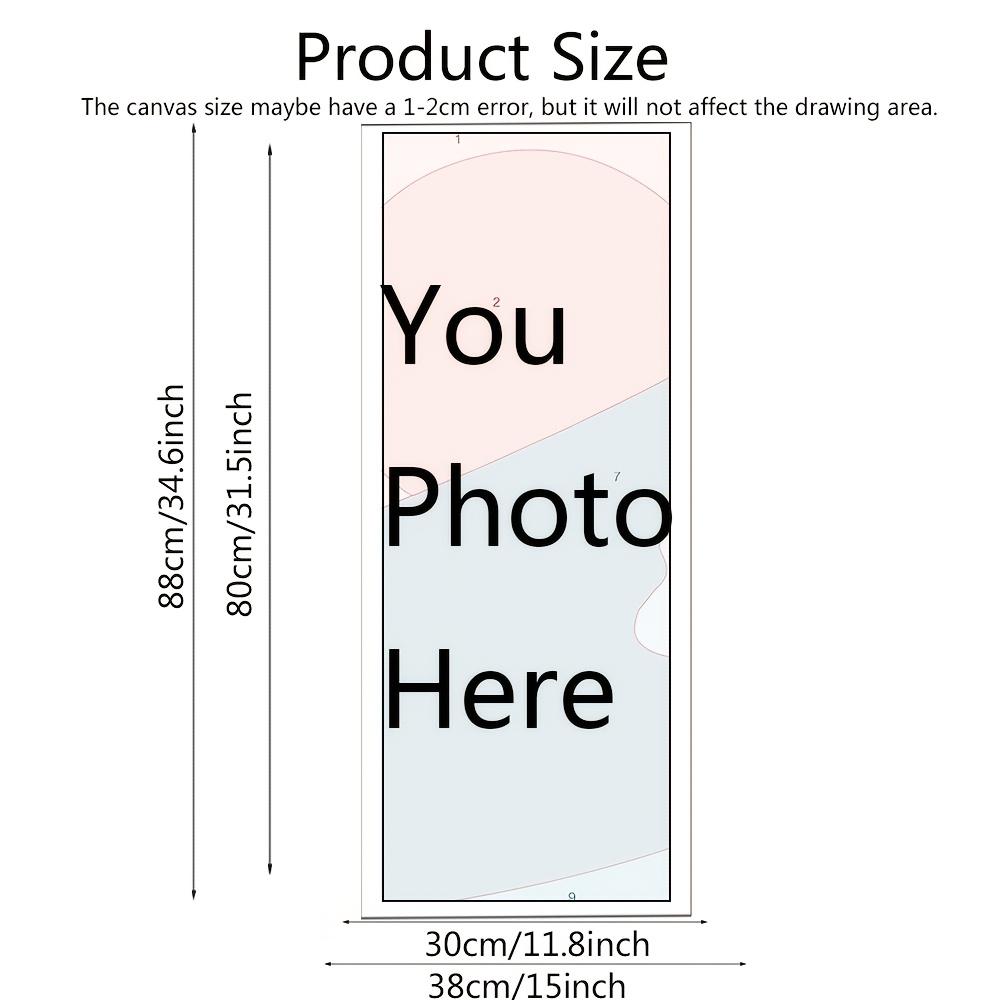[Customized] Photo Custom Picture with Numbers Kits From Photo Acrylic Painting Kit for Home Decor, Gifts for Valentine's Day,  Birthday Without Frame