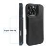 For iPhone 16 Pro Magnetic Case RCS Eco Friendly Flip Phone Cover with Kickstand RFID Blocking
