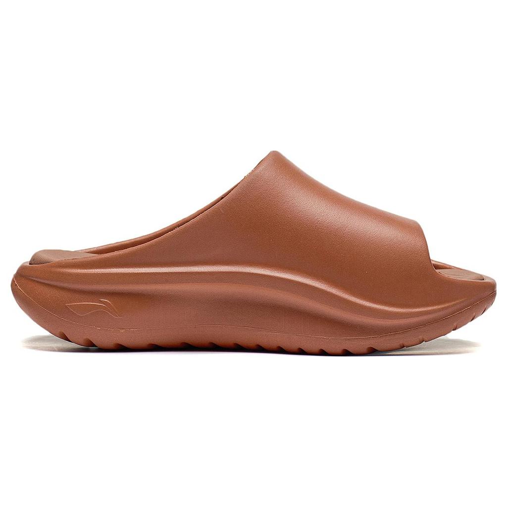 New LiNing SOFT SLIPPER EVA Slide Slippers Unisex Amber Brown AGAT017-8