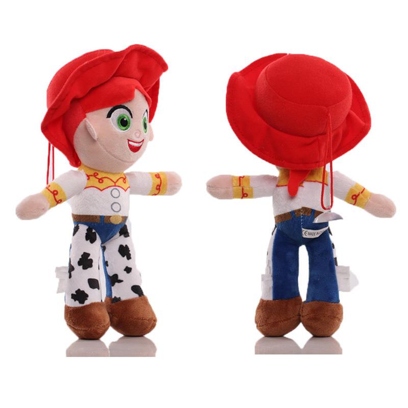 New Toy Story Woody Buzz Lightyear Jessie Stuffed Toys Soft Cartoon Plush Dolls Backpack Pendant Decoration Toys Surprise Gifts