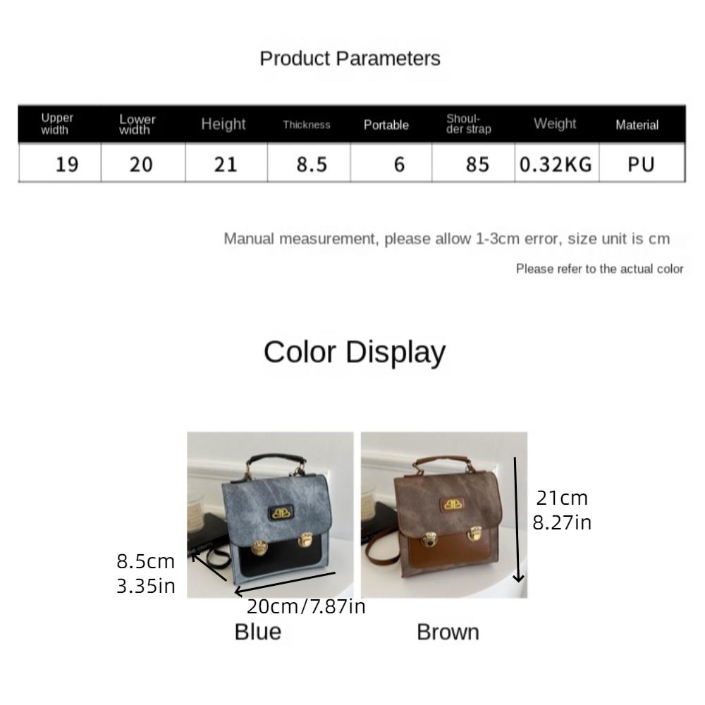 Double Usage Imitation Denim Backpack Preppy Style Shoulder Bag Tote Bag School Bag  Autumn