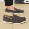 Fashion Leather Men Casual Walking Shoe Luxury Brand Men Loafers Summer Comfy Slip On Shoes Man New Fashion Office Footwear Soft Flat