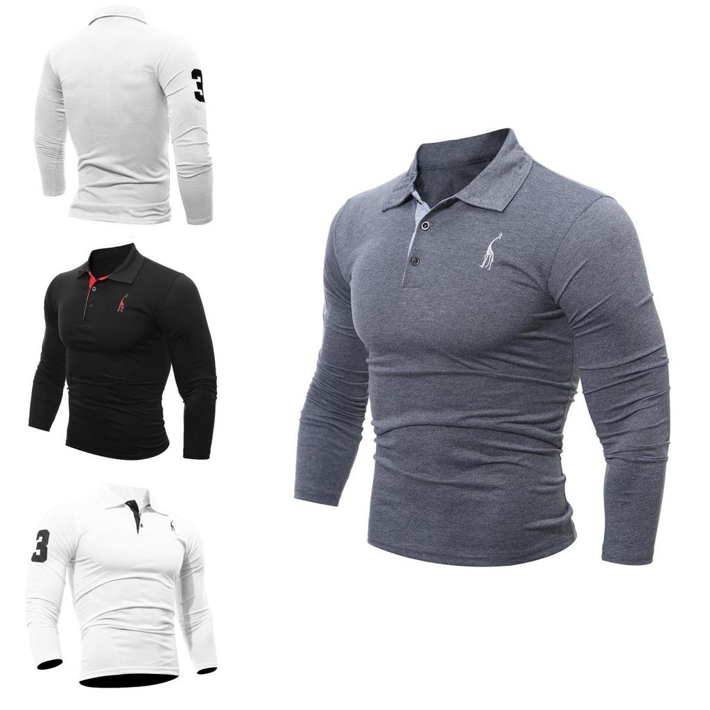 Premium Quality Men's Stylish Slim Fit Long Sleeve Basic Muscle Tee Shirts For Daily Wear