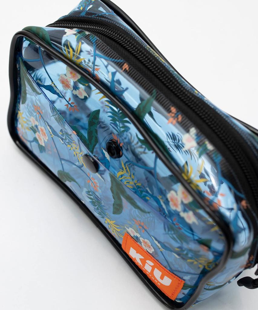 KiU Clear Clear Pouch, PVC Pouch, Makeup Pouch, Beach, Outdoor, Festival, PVC Pouch, Large, Men's, Women's, K339-176