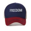 Gorra de Béisbol Freedom para Hombre Malla Snapback Sombrero Visera Moda Exterior Gorras unisex Gorra Trucker Casual transpirable ajustable sombreros