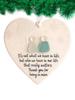 Christmas Tree Ornaments Christmas Ceramic Love Heart Ornaments Display Keepsake Sea Glass Hangable for Window Wall Balcony