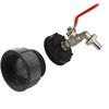 BC Tank Adapter IBC Tote Tank Drain Adapter S60X6 To Brass Garden Tap with 1/2" Hose Fitting Oil Fuel Water