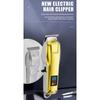 Hair Clipper, Steel Blade, Electric Pusher, LCD Digital Display, Charging, Professional, Electric Clipper