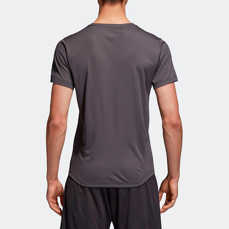 Adidas Freelift Chill Training Sport Round Neck Short Sleeve T-Shirt Men Tops Dark-Grey CZ5471