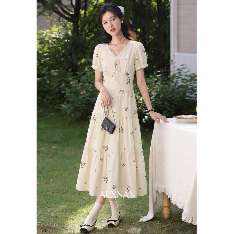 Women s Elegant Summer A-Line Maxi Dress L