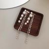 Long Imitation Pearl Tassel Dangle Earrings For Women Trendy Drop Earrings Vintage Party Jewelry Gift