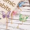 Separator Pages Metal Butterfly Bookmark Bronzing Pagination Mark  Book Lovers