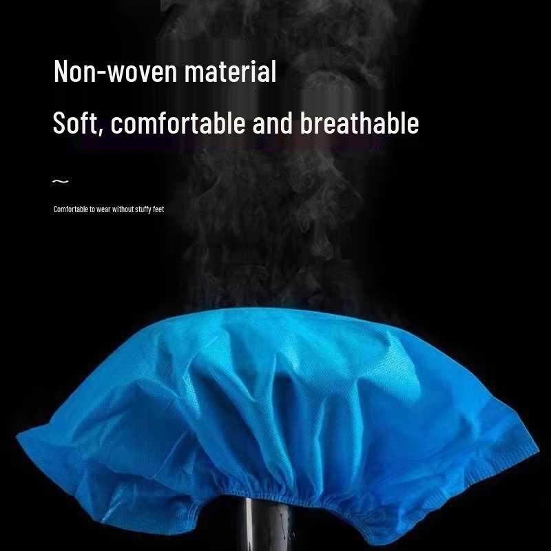 Thick Waterproof Non-slip Disposable Shoe Covers - Breathable, Dustproof, Wear-resistant for Indoor Use and Rainy Days