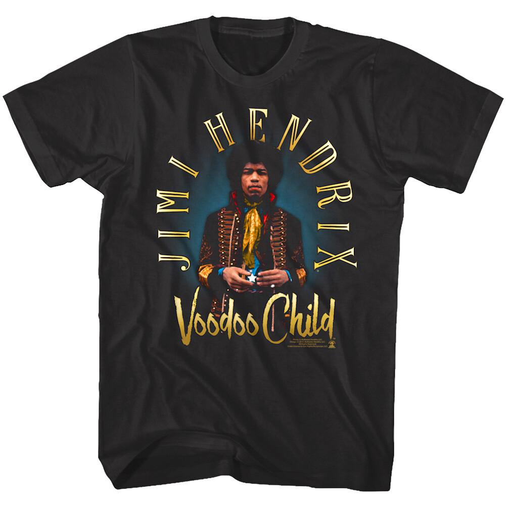 Jimi Hendrix Voodoo Child Men T Shirt Rock Legend Album Cover Guitar Hero S