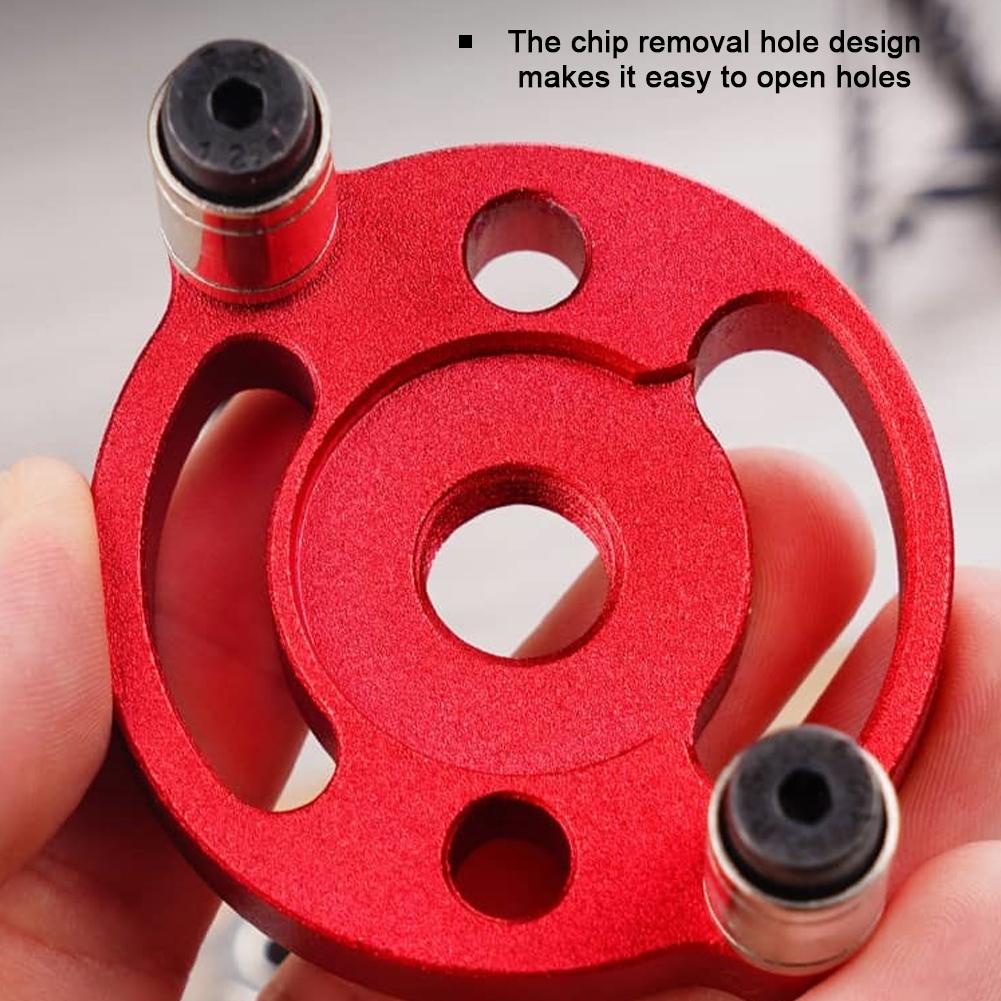 3-10mm Vertical Doweling Jig Kit Self Centering Drill Guide Locator Aluminum Alloy Woodworking Hole Puncher DIY Furniture Connection