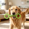 Strong Dog Chew Toy Pet Double Loop Design Cotton Rope Interactive Puppy Canine Bite-resistant Teeth Oral Health Safe Double-loop