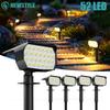52LED Solar Lights Outdoor Waterproof IP65 3 Lighting Modes Solar Powered Garden Yard Spot Solar Lights For Outside Landscape