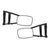 1 Pair Towing Extension Mirrors Towing Side Mirror Extenders Towing Mirror Extension 360 Degree Adjustable for Car Trailer Truck RV Clip-on
