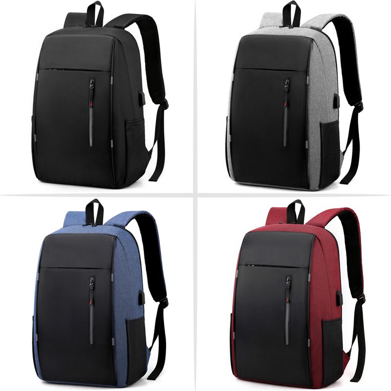 Multifunctional Men'S Backpacks Waterproof Bag Pack For Men Backpack For School Book Bag Usb Port Back Bag For Men Black Backpac