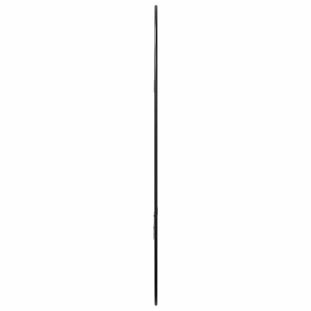 vidaXL Wandspiegel Schwarz 50x35 cm