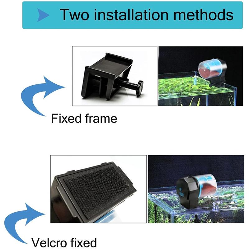 Automatické krmítko Aquarium Fish Turtle Food Chytré načasované krmítko