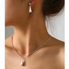 Simple Waterdrop Collarbone Necklace for Women Versatile Chic Friendship Gift Fade Resistant