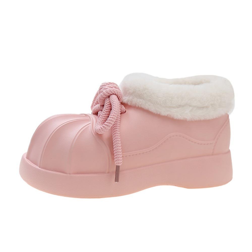 Женские осенне-зимние водонепроницаемые и мягкие теплые зимние ботинки 41 слоновая кость — фото 8