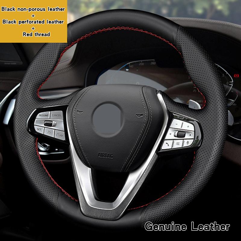 Custom Car Steering Wheel Braid Cover 100% Fit For BMW G20 G21 F40 F44 G22 G23 G26 G30 G31 G32 G11 G12 X3 X4 Car Accessories