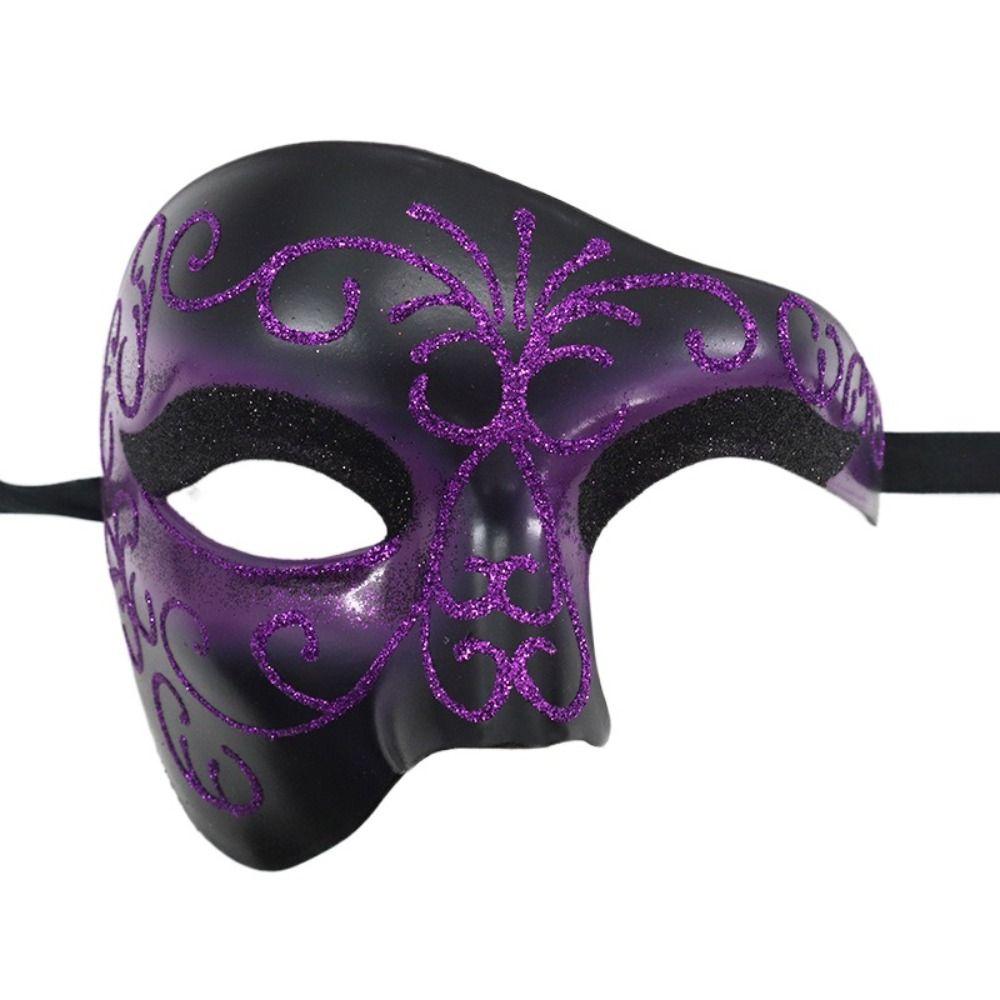 Fashion Masquerade Masks Creative Halloween  Masks Simple The Phantom Dancer Mask  Halloween Party