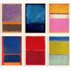 Mark Rothko Museum Exhibition Modern Abstract Art Poster Canvas Painting Wall Prints Picture for Living Room Home Decorr