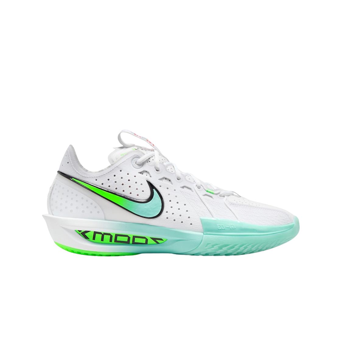 Nike Air Zoom GT Cut 3 EP Gebleichtes Türkis Unisex Sneaker Weiß Green-Strike Schwarz DV2918-107 44.5