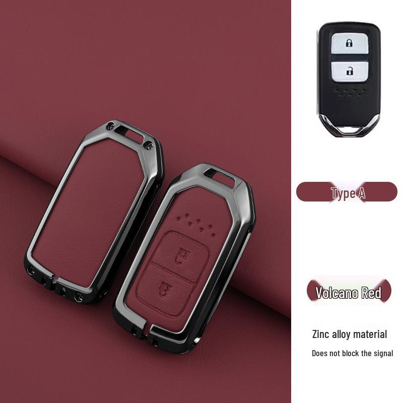 Stylish Metal Car Key Case for XRV, Fit, Vezel, URV, Fengfan, Xiangyu - Personalized Luxury Remote Shell Cover