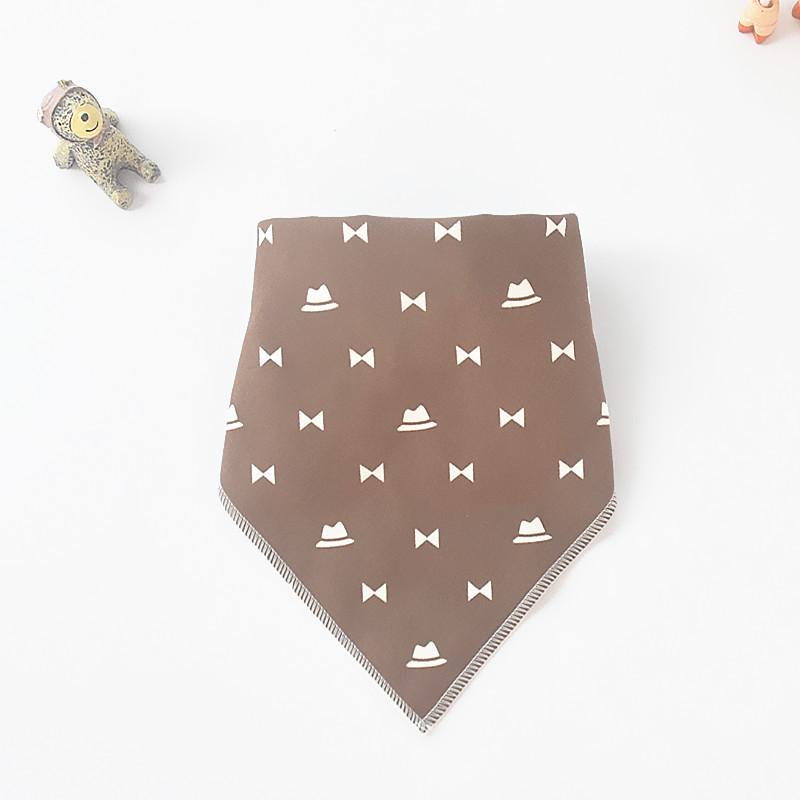 Baby Bibs For Boys Girls Bib Burp Cloth Cartoon Triangle Cotton Baby Scarf Baby Feeding Accessories