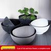 Large Durable Plastic Lotus Bowl: Round Flower Pot for Water Lily & Hydroponics