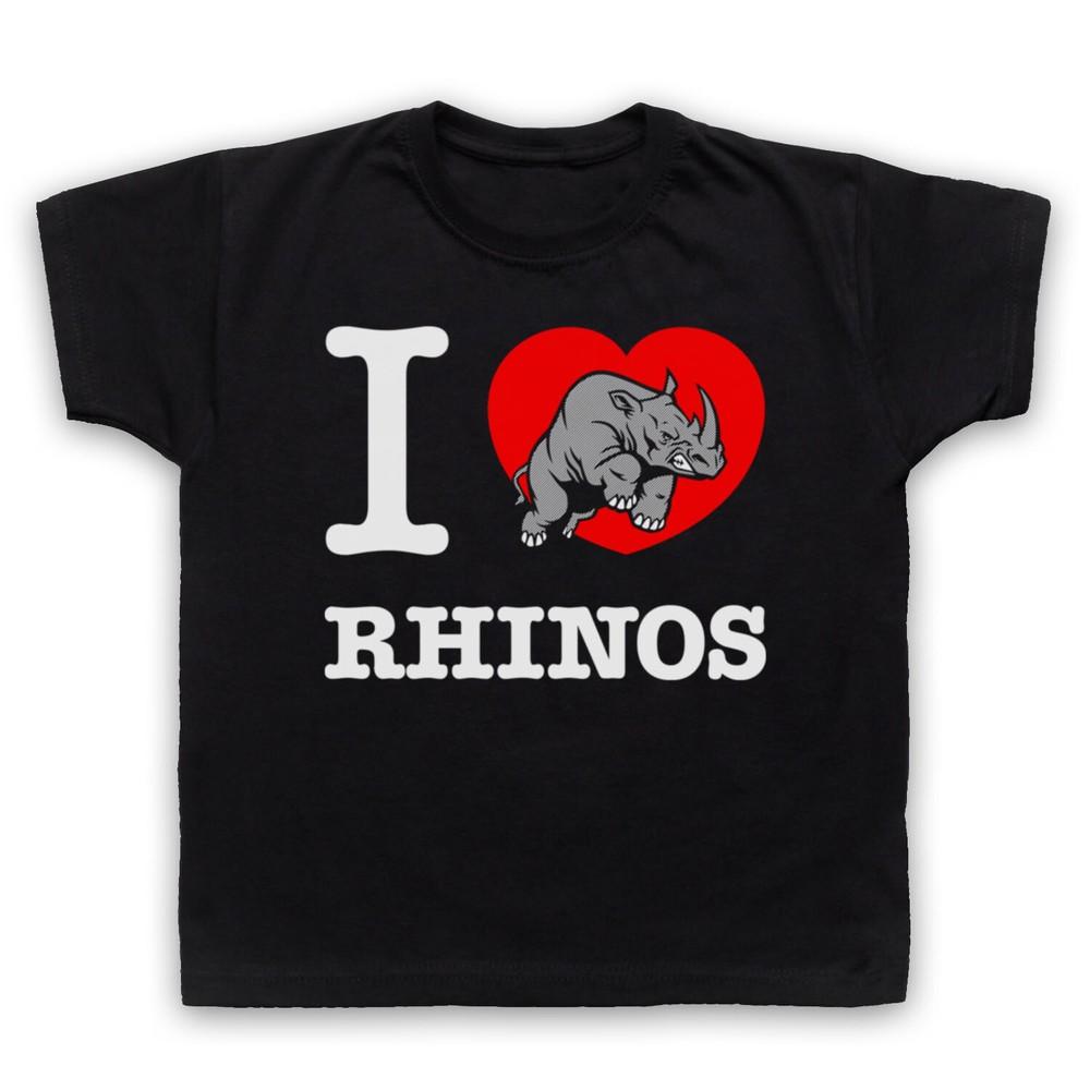 I Love Rhinos Animal Rights Lover Save The Animals Kids Childs T-Shirt