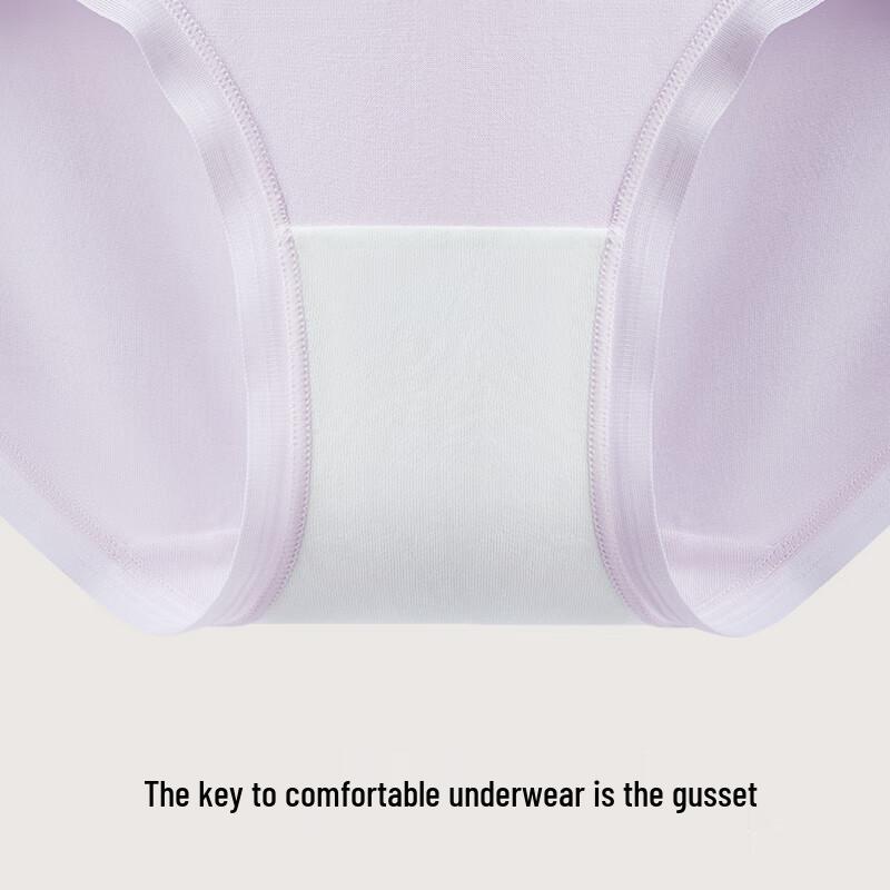 Women's Ice Silk 5A Antibacterial High Waist Triangle Briefs