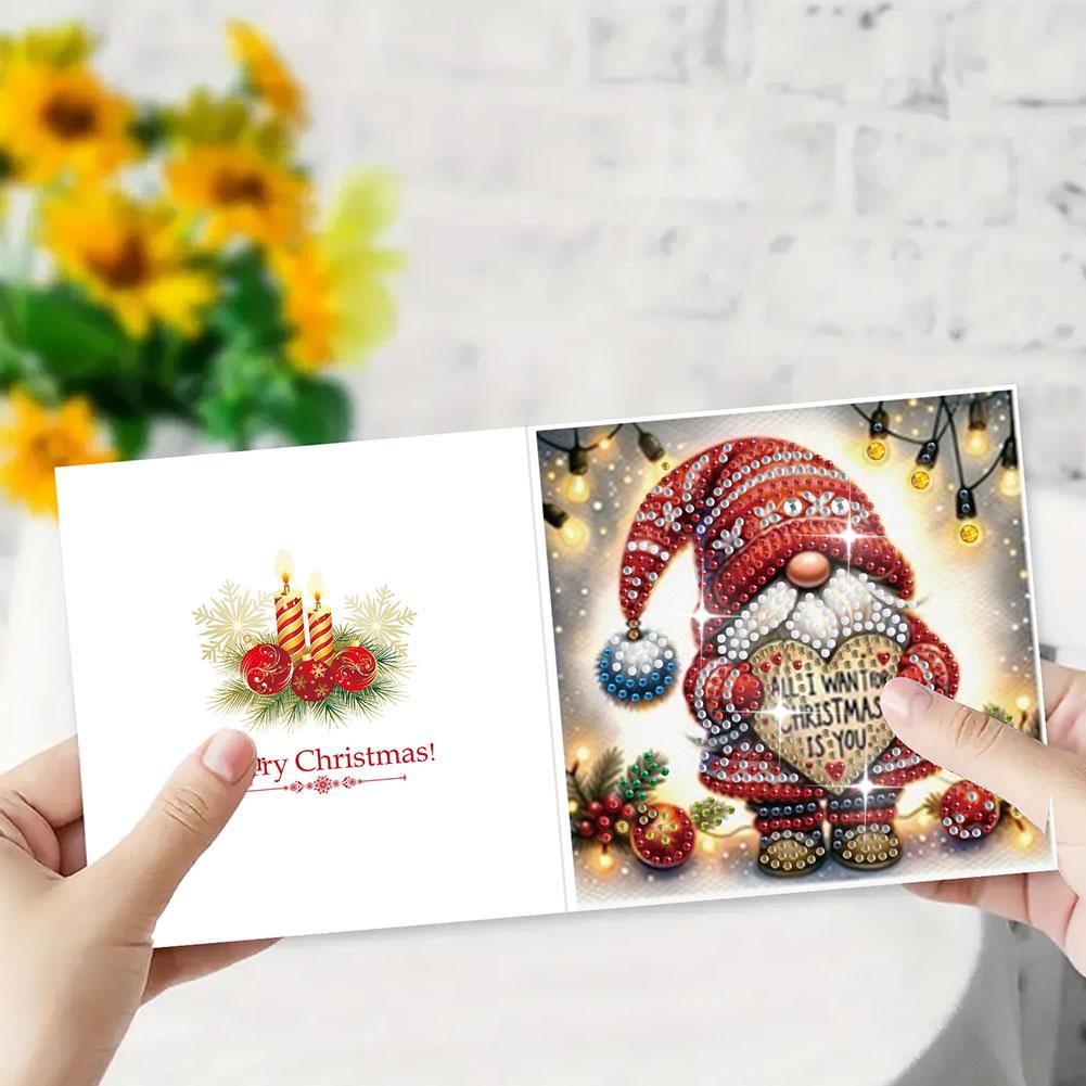 Six Diamond Art Greeting Cards Greeting Card Kit DIY 5D Card Greeting Diamond P4A4