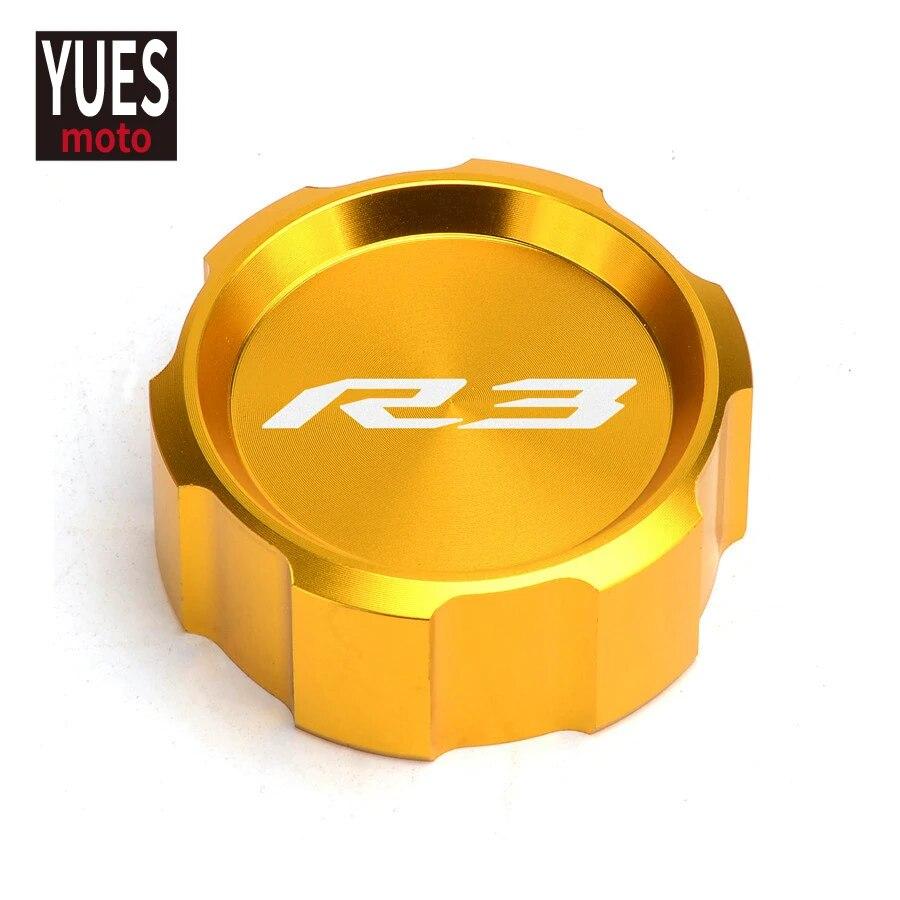 Motorcycle Accessories Bike Front & Rear Brake Fluid Cylinder Reservoir Cover Cap For Yamaha YZF R3 ABS