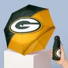 Green Bay Packers Printed 5?Fold Mini Umbrella 8?Rib Windproof Compact Umbrella For Women Pocket Carry