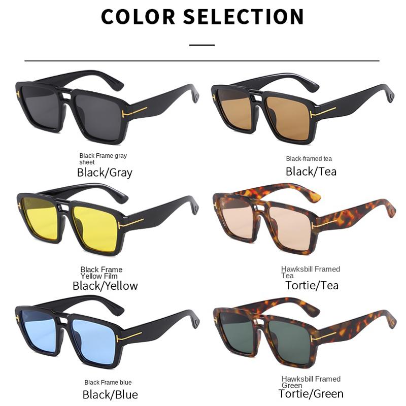 Classic Pilot Double Girder Sunglasses Women Men Classic Style Premium Designer Sun Glasses Outdoor Driving Lady Man Glasses UV400 Protection