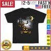 Vintage Style Nice N' Spooky Halloween Moon Vintage T Shirt Men Women Fashion
