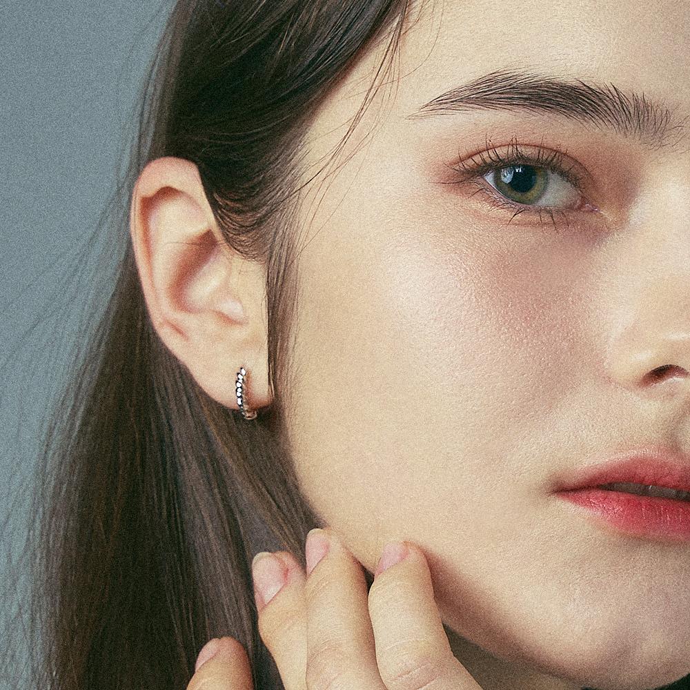 Dana Burton Twist Flow One-Touch Earrings