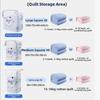 PA+PE Material Compression Bags No Pump Quilt Organizer Bag New Vacuum Storage Bags  Home Use