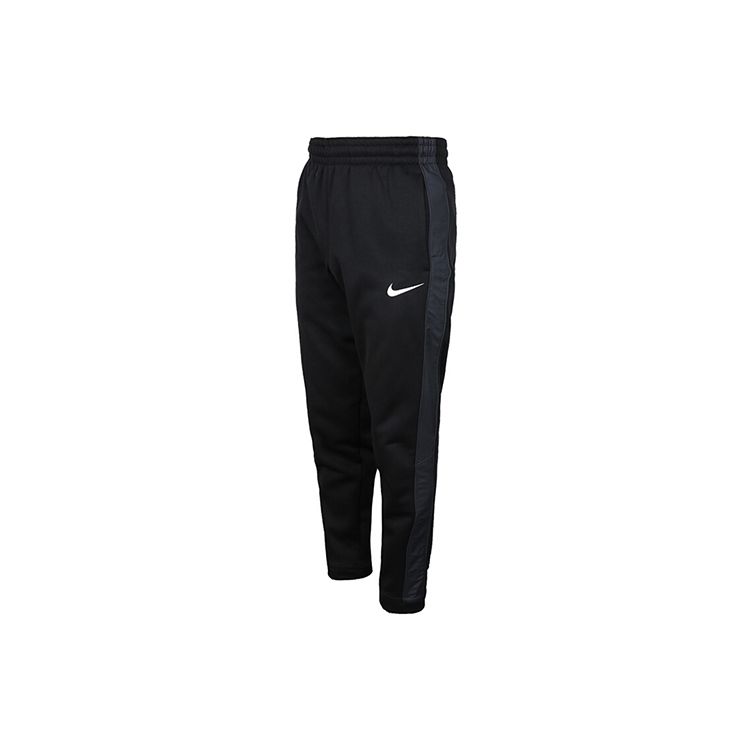 Nike Therma Fleece Drawstring Basketball Pants Men Bottoms Black 926468-010