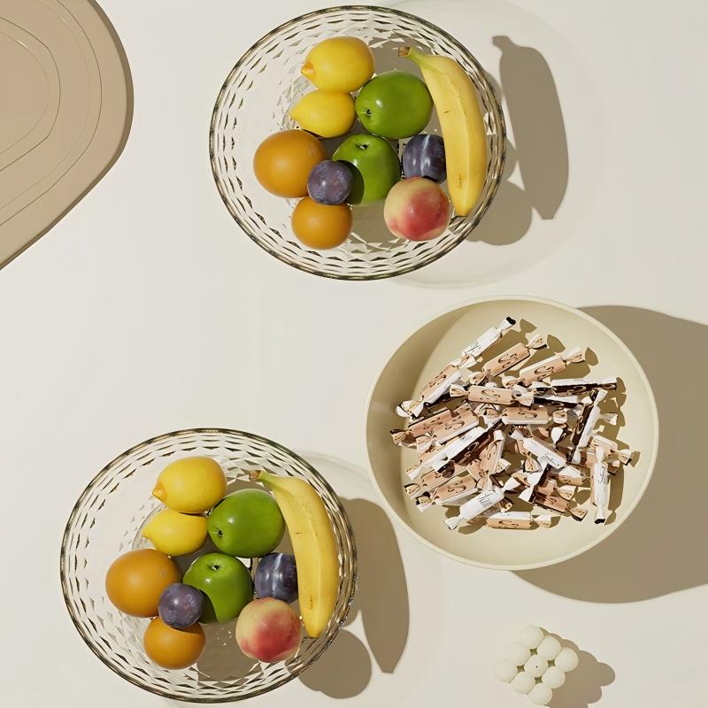 Lnternet Celebrity Fruit Dish,Home Living Room Coffee Table Candy Snack Tray,Light Luxury Wind High Appearance
