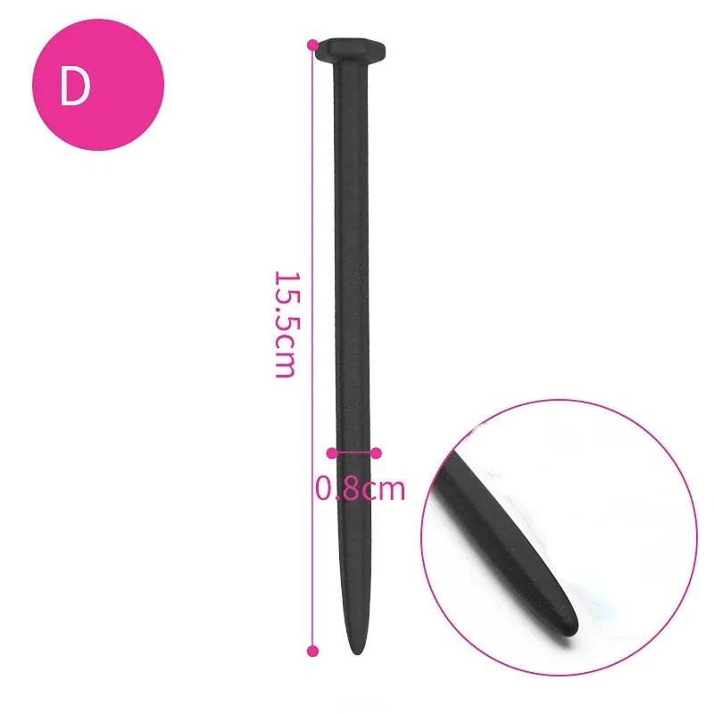 Urethral Toys for Man,Nail & Screw Silicone Penis Plug Sounding,Urethal Inserts,Urethra Dilation Catheter,Uretral Probe