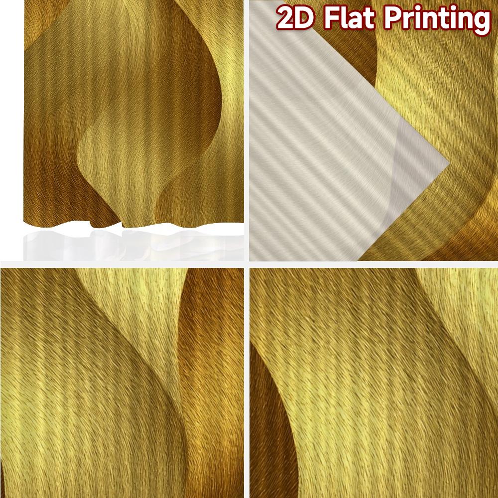 2D-Flachdruck, 2-teilige Vorhänge (Ohne Stange) Elegantes Wellenlinien-Design Lichtfilternde Schicke Vorhangstoffe Vorhänge Dekorationen