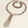 2 PCS Versatile Beaded Choker Necklace 2 Layers Women Collarbone Chain Stacked Beads Necklace  Party