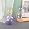 Nordic Modern Simple High Sensitivity Colorful Glass Tabletop Vase Elegant Flowers Water Cultivation Vases for Home Living Room
